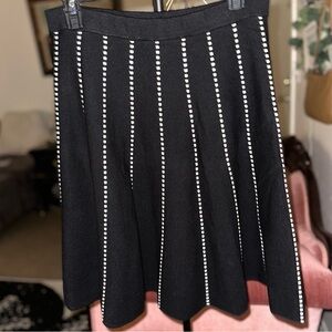 Black Saks Fifth Avenue Knit Skirt